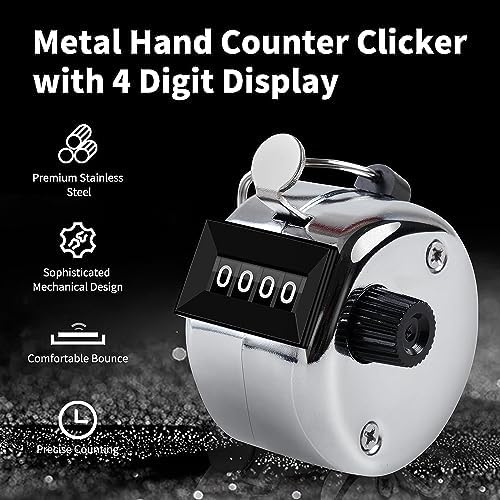 AFPIN- jaap Counter - Metal Hand - Tally Counter -with 4 Digit Display- Clicker Counter | Jaap mala Counter | mala jaap Counter | Tasbeeh Misbaha Counter - for naam jaap - Image 5