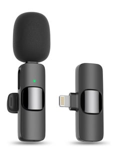 TIGER Bluetooth Mini Microphone for iPhone, iPad – Wireless Lavalier Lapel Mic for Video Recording – Clip-on Shirt Phone Microphone for TikTok, YouTube, Interviews, Podcasts – Compact, High-Quality Sound for Creators, Vloggers, and Streamers  - Image 1