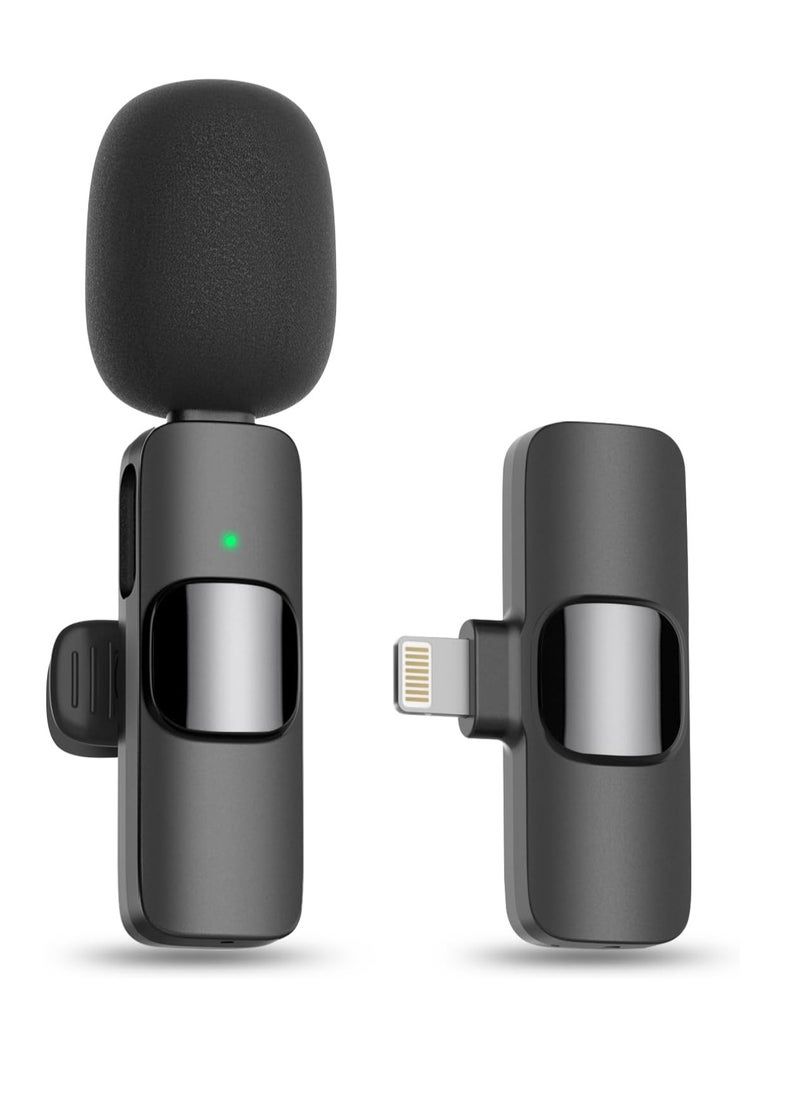 TIGER - Bluetooth Mini Microphone for iPhone, iPad – Wireless Lavalier Lapel Mic for Video Recording – Clip-on Shirt Phone Microphone for TikTok, YouTube, Interviews, Podcasts – Compact, High-Quality Sound for Creators, Vloggers, and Streamers - Image 1