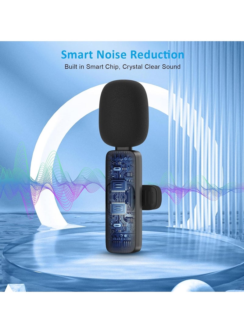 TIGER - Bluetooth Mini Microphone for iPhone, iPad – Wireless Lavalier Lapel Mic for Video Recording – Clip-on Shirt Phone Microphone for TikTok, YouTube, Interviews, Podcasts – Compact, High-Quality Sound for Creators, Vloggers, and Streamers - Image 1