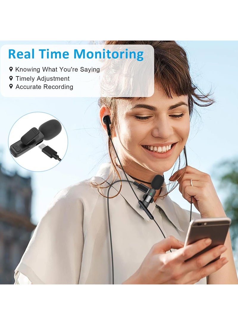 TIGER - Bluetooth Mini Microphone for iPhone, iPad – Wireless Lavalier Lapel Mic for Video Recording – Clip-on Shirt Phone Microphone for TikTok, YouTube, Interviews, Podcasts – Compact, High-Quality Sound for Creators, Vloggers, and Streamers - Image 1