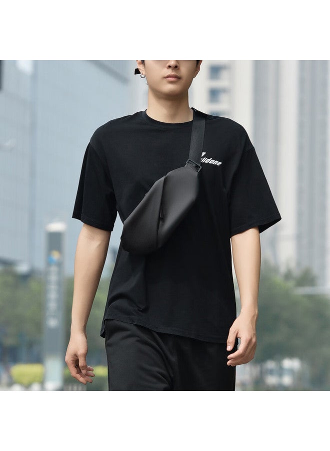 Jevi Men's Shoulder Crossbody Bag, Chest Pack, Functional Sling Bag, Versatile Fashion Waist Pack, Casual Commuter Small Messenger Bag - Image 2