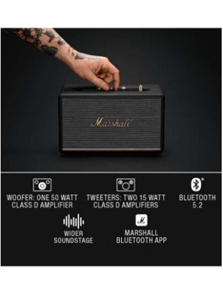 Stanmore III 50W Premium Home Wireless Speaker With Bluetooth 5.2 And Multiple Inputs - Enjoy Signature Sound Black - pzsku/ZD6F2A9D3981AE7F757BCZ/45/_/1734785094/f9729d38-a816-4f1e-92b8-d6405cafbf5a