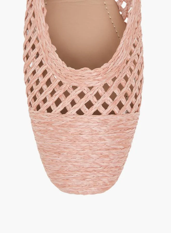 Flora Bella By Shoexpress  Flora Bella Women Textured Ballerina Shoes for Women | Best Price UAE