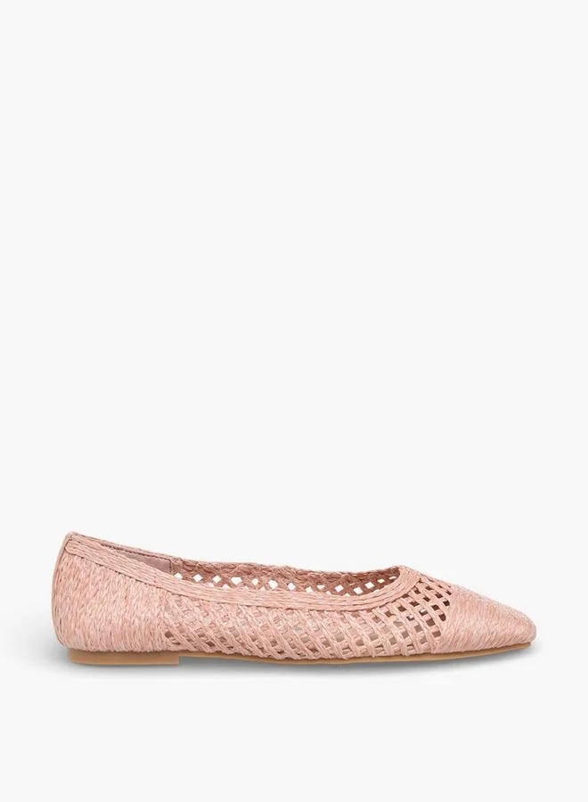 Flora Bella By Shoexpress  Flora Bella Women Textured Ballerina Shoes for Women | Best Price UAE