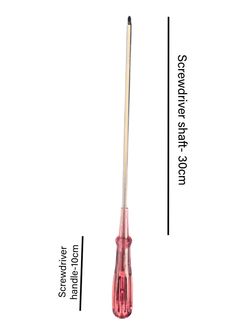 Jon Bhandari Tools 300mm Hammering Screwdriver with Striking Head – Heavy Duty Phillips Head with Chrome Vanadium Steel Shaft & Shockproof Handle for Home, Electrical, DIY & Professional Use - Image 4