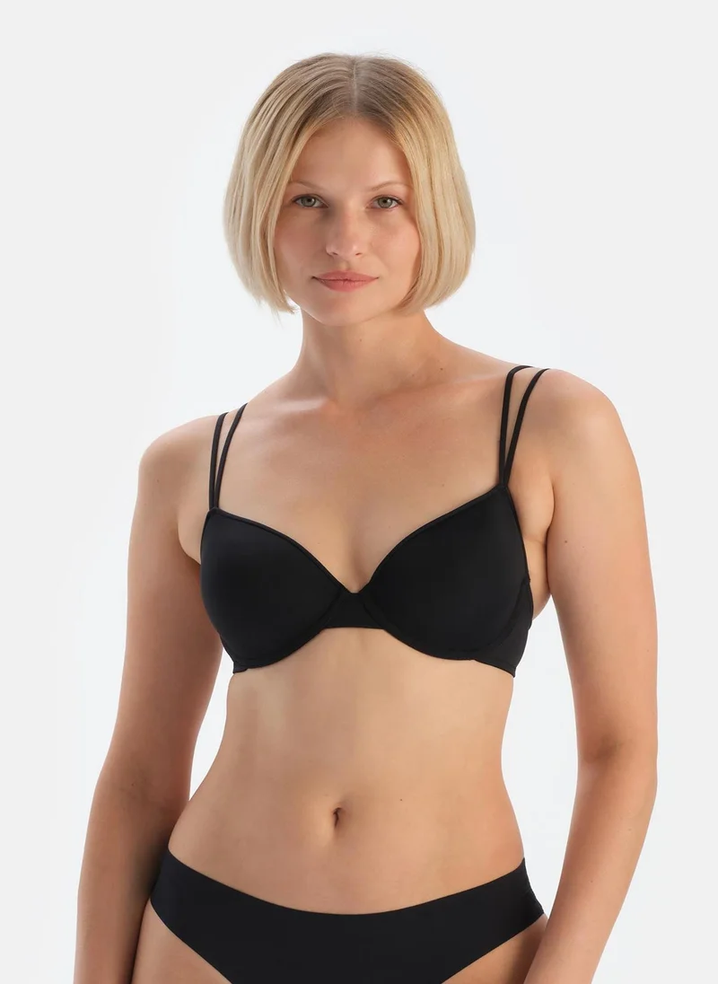 dagi Non-padded Bra Interlock Padded Wired Thin-Fixed Strap Underwear