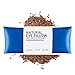 MEISENHOME Eye Pillow for Yoga Relaxation Sleeping Microwavable Weighted Eye Mask Heated for Meditation Dry Eyes Moist Heat Hot Cold Eye Compress with Aromatherapy No Scent Blue - Image 1