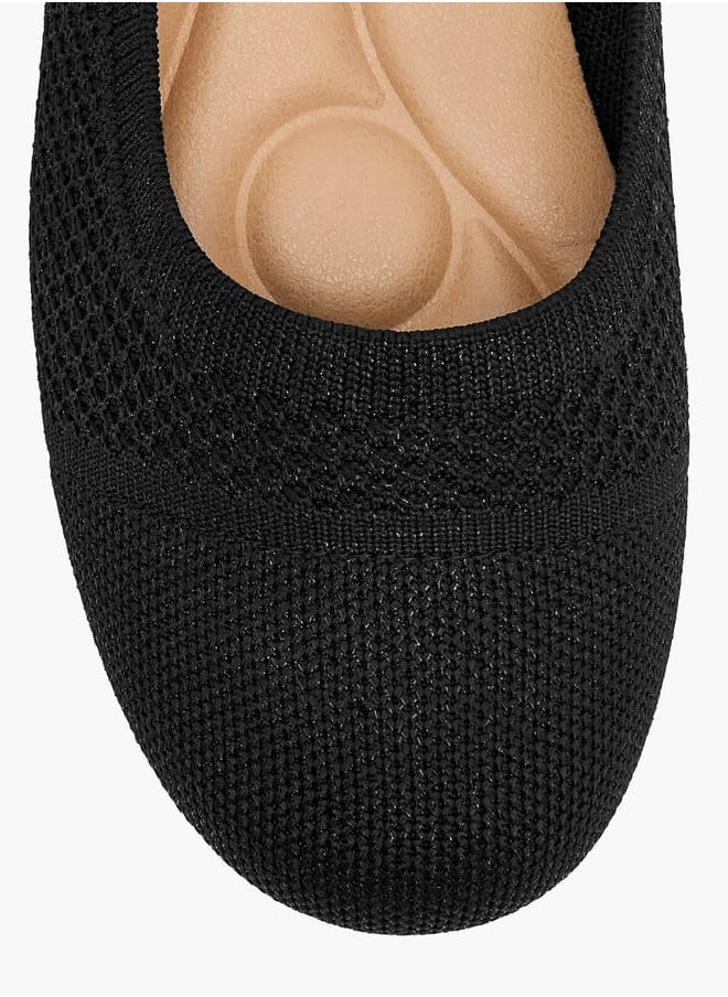 Le Confort Women Flyknit Slip-On Ballerina Shoes  - Image 4