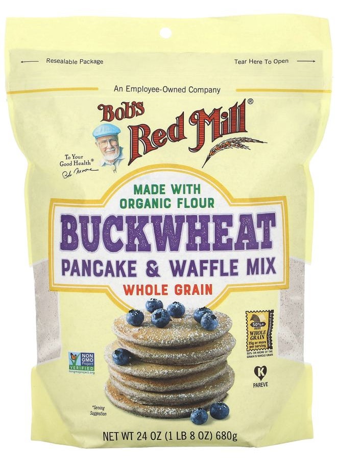Bob's Red Mill Buckwheat Pancake & Waffle Mix Whole Grain 1 lb 8 oz (680 g) 