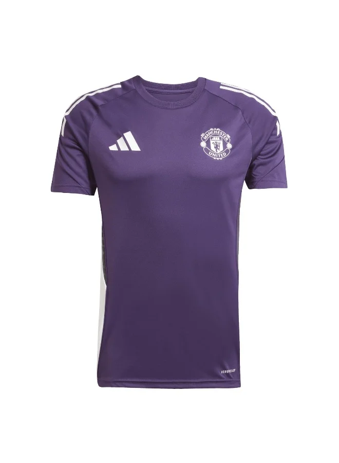 Adidas Adidas Mufc Tr Jsy Purple Jersey (Short Sleeve) Jerseys For Men