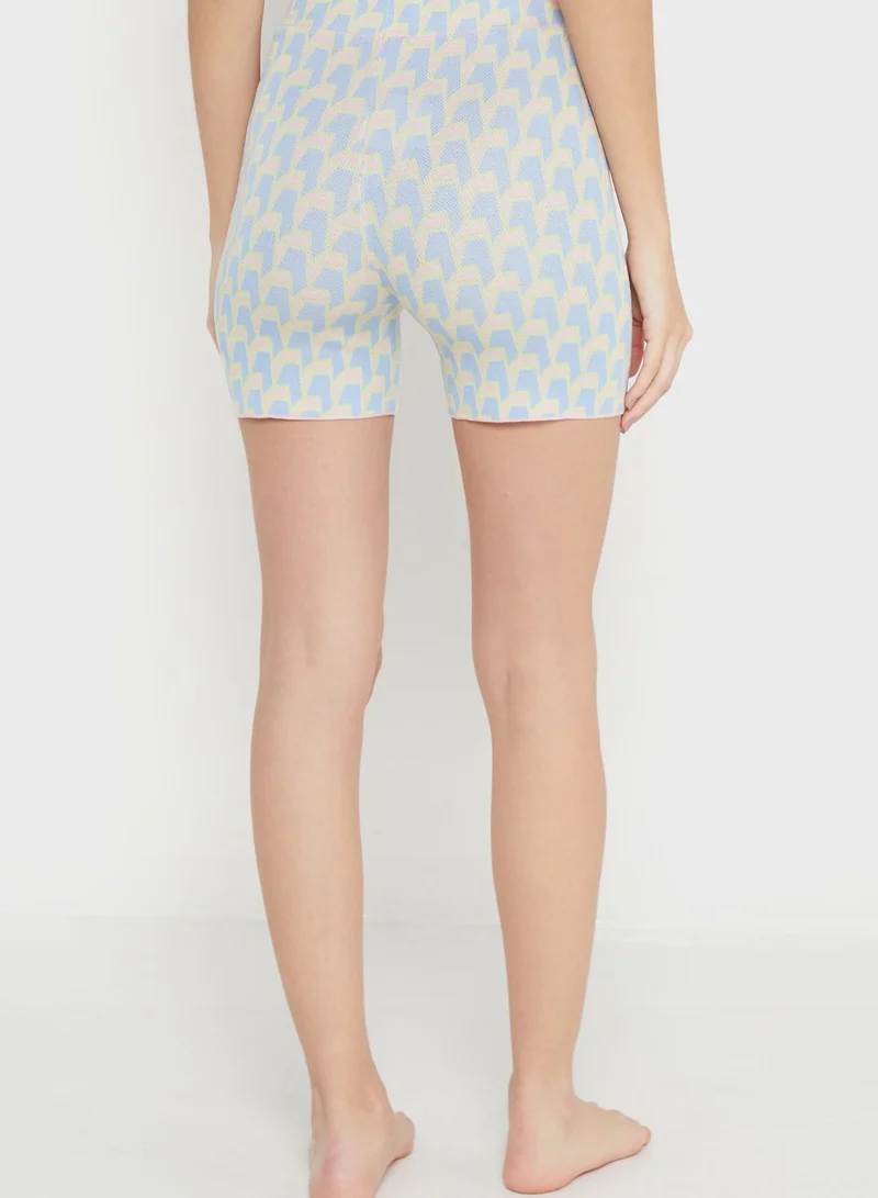 Cotton On Body High Waist Printed Shorts