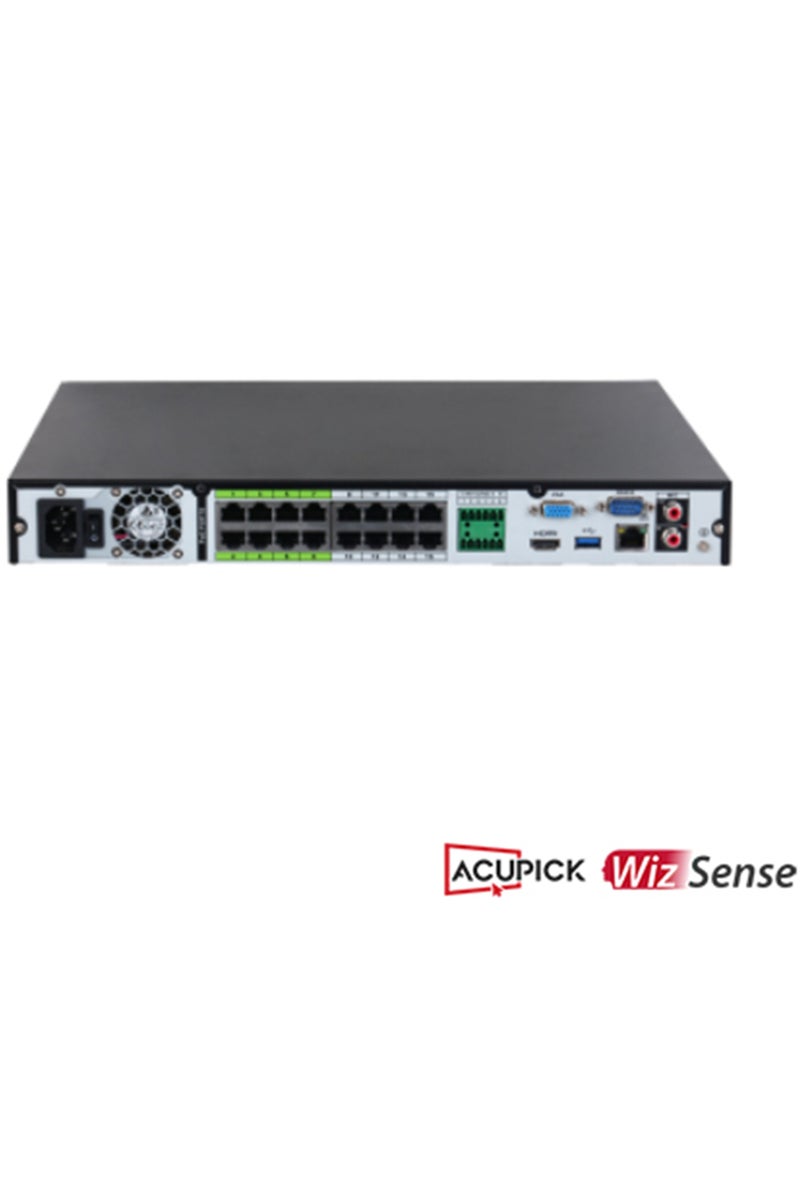 Dahua مسجل الفيديو الشبكي AI من داهوا 16 قناة 1U 16PoE - Image 2