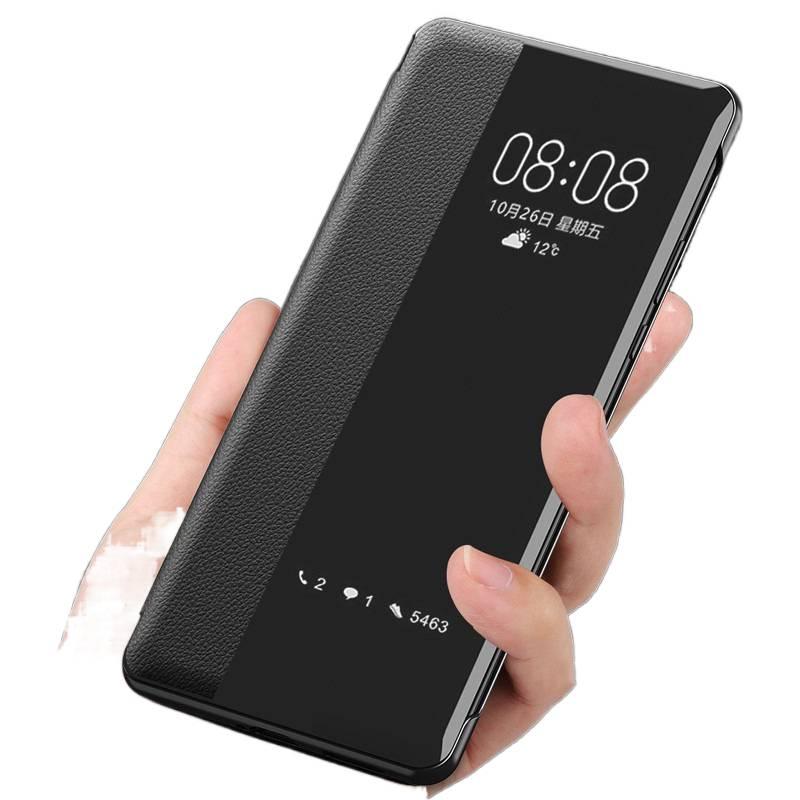 MS غطاء واقي بملمس جلد لـ iPhone 14 / 14 Plus / 14 Pro / 14 Pro Max مع حماية من السقوط وتغطية كاملة مع مقاوم للصدمات مع غطاء قابل للطي مع أسلوب تجاري باللون Mountain Green للعمل والم. - Image 2