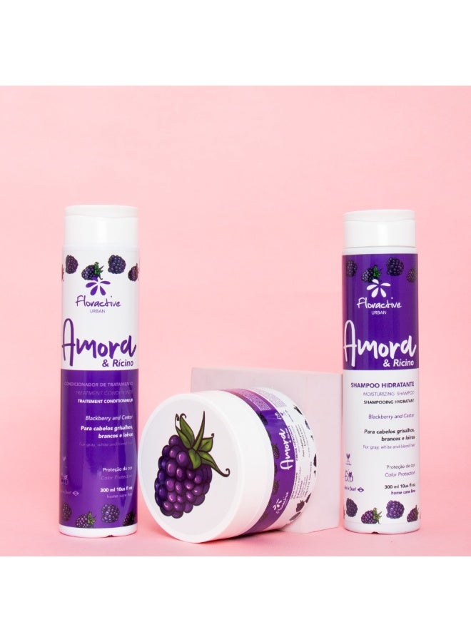 Floractive Blackberry & Castor Hair Care Set - Image 5