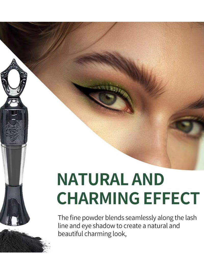 lakerain كحل بودرة 100% تركيبة نباتية طبيعية كحل بودرة سهل الإزالة مكياج عيون طبيعي كحل يدوم طوال اليوم كحل بودرة جاف أزرق 03 - Image 4