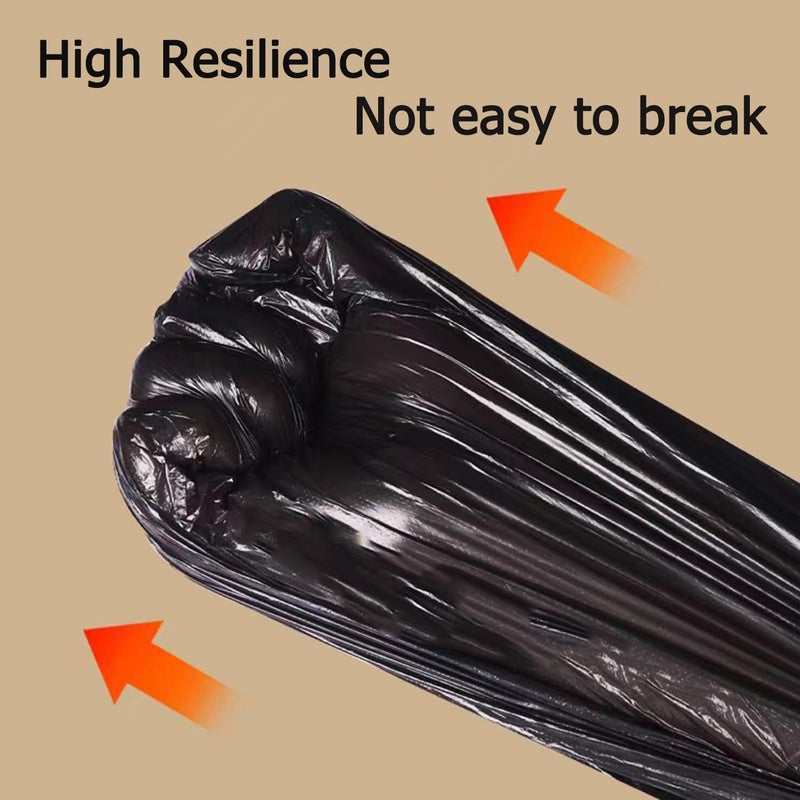 Purfex Garbage Bags, 100pcs Thick & Strong Bin Bags 65cm X 95cm (30 Gallon), Disposable Junk/Trash/Rubbish Bags, Bio-Degradable Heavy Duty Waste/Dust Bin Liners for Kitchen, Home & Office - Image 4