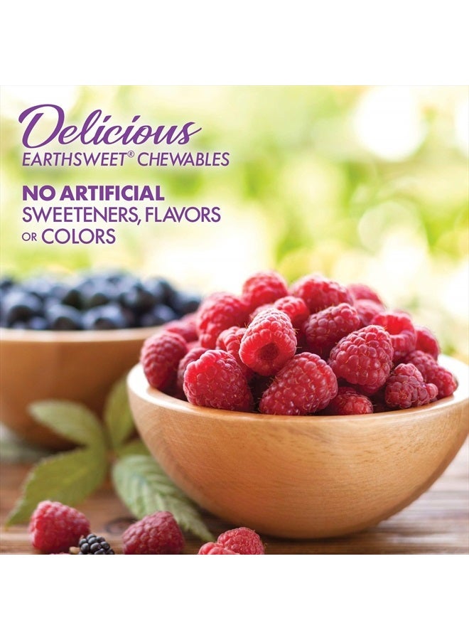 BlueBonnet Nutrition Earth Sweet Vitamin D3 1000 IU Chewable Tablets, Raspberry, 90 Count - Image 4