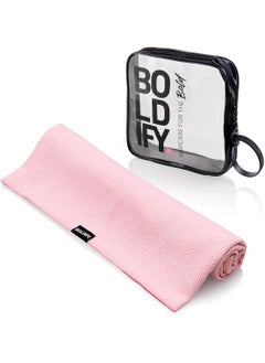 Boldify Boldify Quick Dry Microfiber Towel Wrap for Women  for Thin and Curly Hair  Anti Frizz Plopping Towel Fast Drying Turban  Pink 