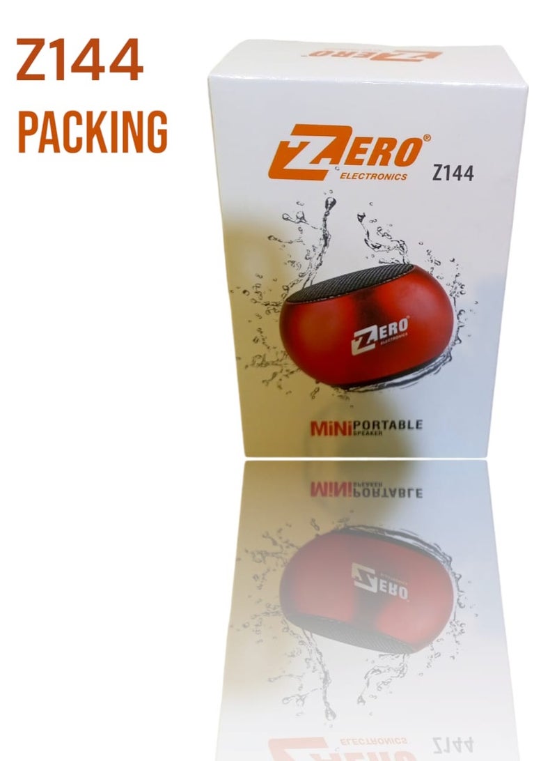 زيرو Z144 مكبر صوت بلوتوث محمول صغير فضي - Image 2