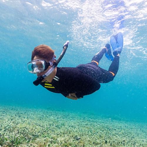 TUSA Sport Adult Imprex 3D Purge Mask and Dry Snorkel Combo, Smoke, UC-3325P-SK - Image 4