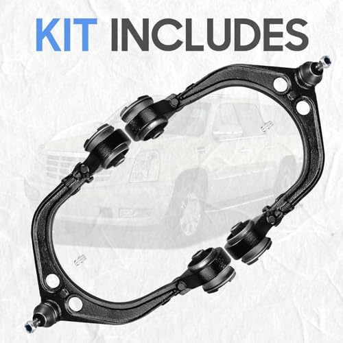 ILONPA RWD Front Upper Control Arm w/Ball Joint Suspension Kit for 2005-2008 Dodge Magnum 2005-2019 Chrysler 300 2008-2019 Dodge Challenger 2006-2019 Dodge Charger (2pc Set) - Image 4
