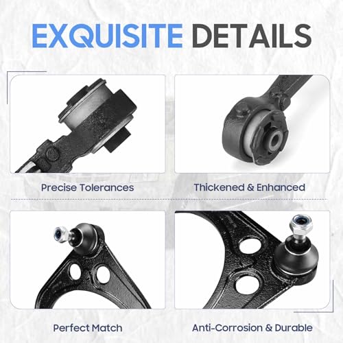 ILONPA RWD Front Upper Control Arm w/Ball Joint Suspension Kit for 2005-2008 Dodge Magnum 2005-2019 Chrysler 300 2008-2019 Dodge Challenger 2006-2019 Dodge Charger (2pc Set) - Image 5