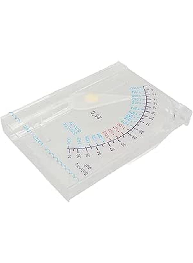 FILFEEL Aquarium Hydrometer Transparent Plastic Seawater Salinity Tester Accurate Easy Read Stable Base - Image 1