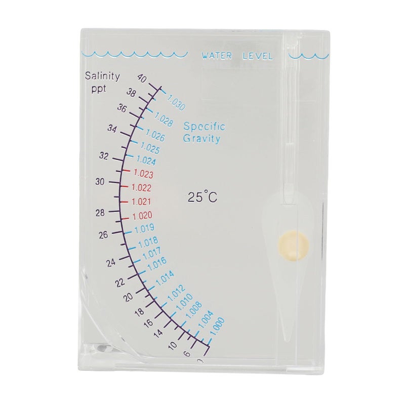 FILFEEL Aquarium Hydrometer Transparent Plastic Seawater Salinity Tester Accurate Easy Read Stable Base - Image 4