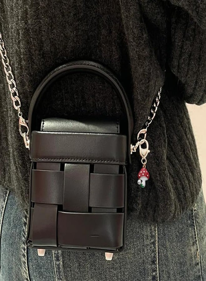 Yreamont Mushroom Keychain Charm for Purse Keychain Accessories Aesthetic Charms for Backpack Decorations for Gilrs Mushroom Lover Birthday Christmas Gifts for Women Friends Bag Charms for Handbags 4PCS - Image 4