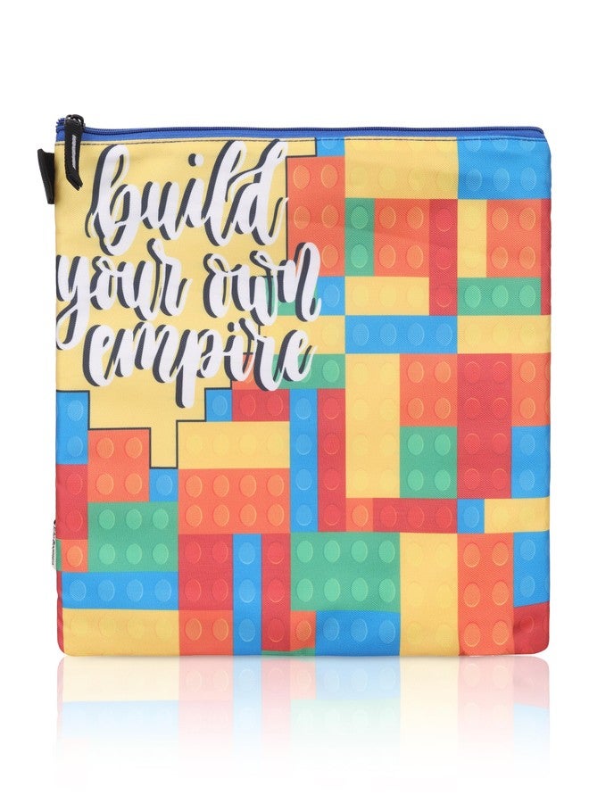 ECHO BOOMERS New Twin Puzzle Printed Combo Folder Set Jr. | A4 & Mini Water-Resistant Folders | Cushioned, Padded, Stylish & Washable | Perfect for Documents, Gadgets, Art Supplies, Travel & Kids Accessories - Image 2