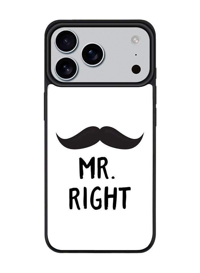 Stylizedd iPhone 17 Pro Max Case, [Compatible with MagSafe] Slim Magnetic cover Phone Case iPhone 17 Pro Max -Mr. Right - Image 1