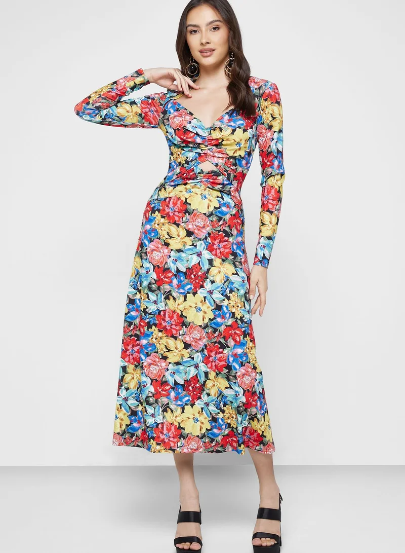 Cmeo collective Floral Print Dress