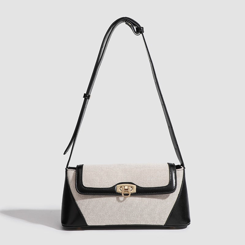 2024 Arrival All-Match French Style Retro One-Shoulder Underarm Bag Light Luxury Niche Baguette Bag Stylist Handbag For Women - Image 1