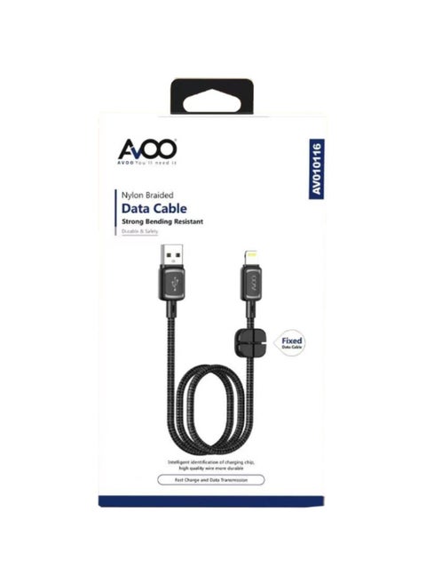 iPhone charging cable USB to Lightning connector, 1 meter long, for perfect compatibility with all iPhone models from iPhone 7 to iPhone 14 Pro Max.