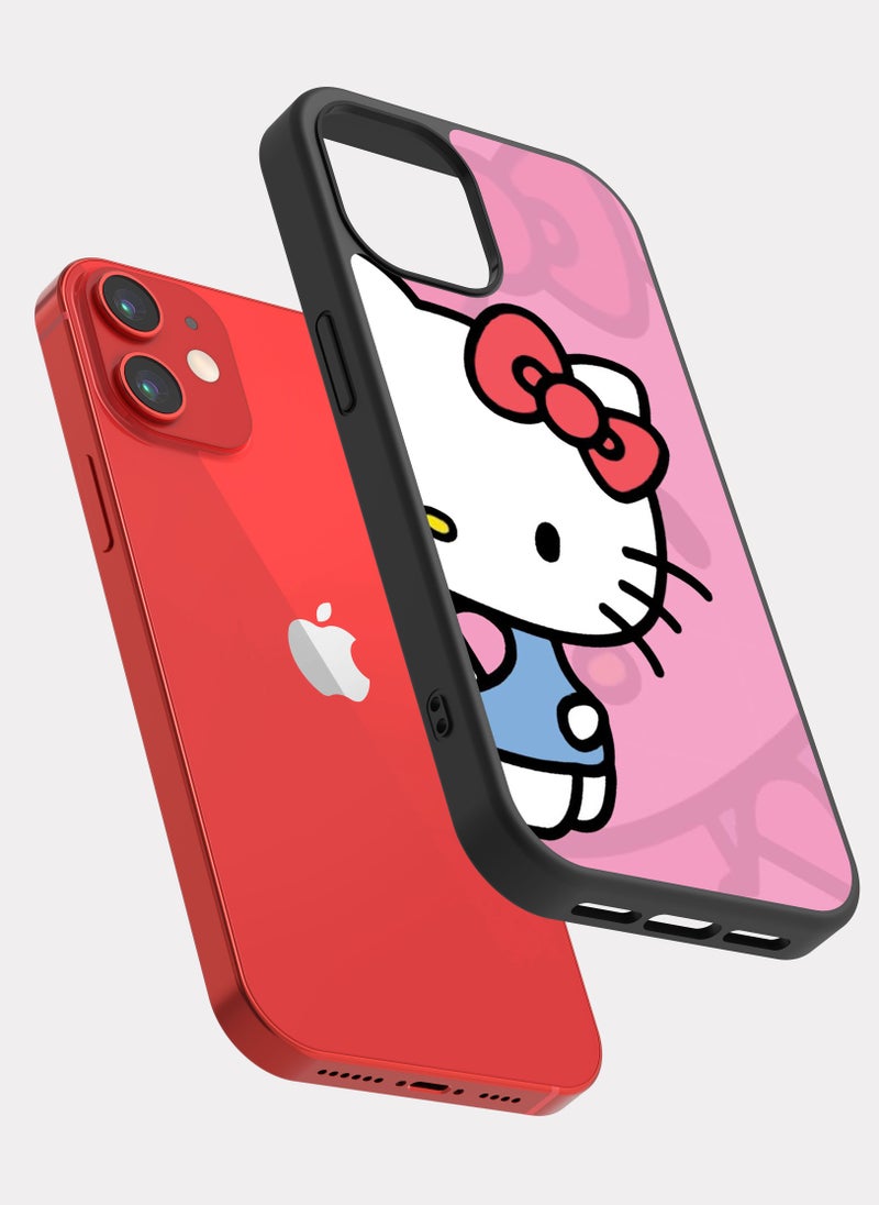 PXLAAT iPhone 12 Mini case cover Hello Kitty Rosa - Image 2