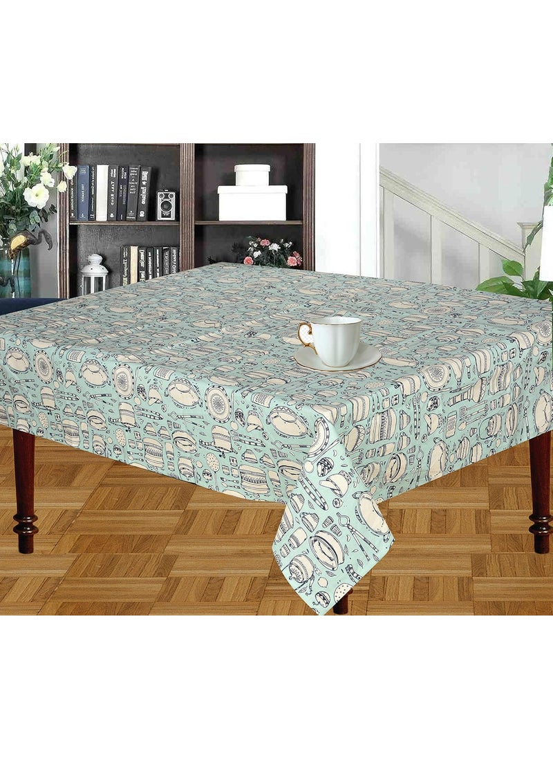 Ayush AYUSH Crazy Weaves 100% Cotton Seater Waterproof Table Cloth (Square,62x62 inch) (Rectangle(62x40 inch))  - Image 1