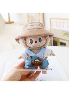 Generic 17cm Labubu Labubu Macron Vinyl Blind Box Pendant Clothes With Replacement Key Chain Doll Suit-Specifications:17cm Macaron Blind Box Clothes (excluding Baby)-Color:White Lace Leather Shoes  - Image 4