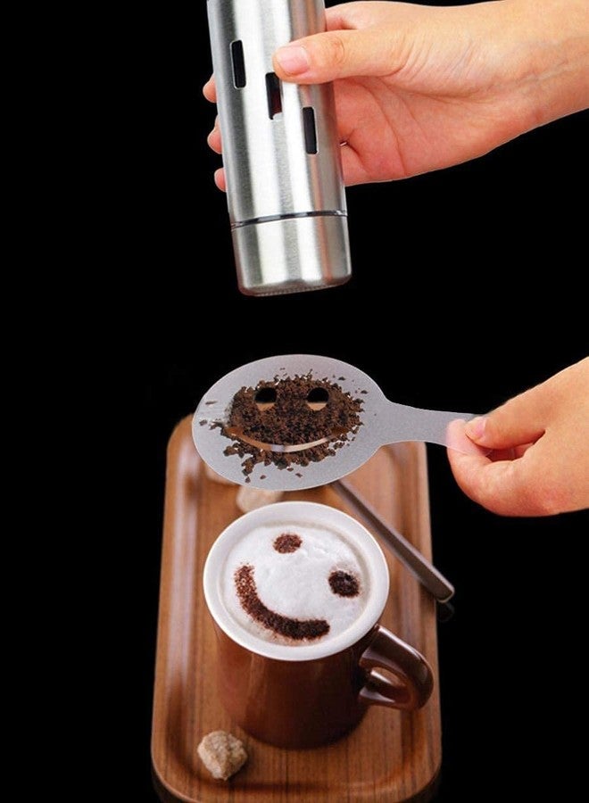 APURK Creative16pcs Coffee Stencils Frosted Transparent Coffee Decorating Template Art Stencils for Latte Cappuccino Coffee Transparent Art Stencils Coffee Various Themes - Image 3