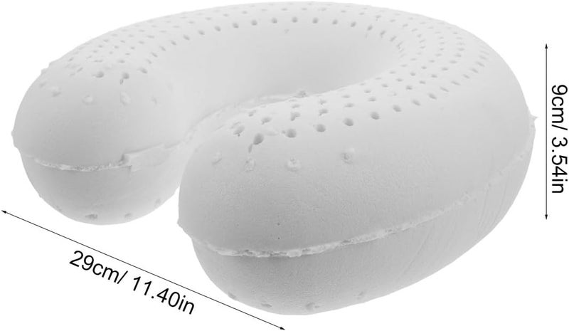 Latex Neck Pillow - U Shaped Pillow for Neck Rest - Breathable Comfortable Cushion for Flights, Car, Office, and Home Use - Image 2