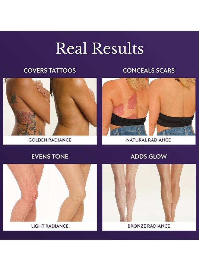 W Body Coverage Perfector, Waterproof Leg And Body Makeup, Tattoo Cover Up Makeup, Long-Lasting, Lightweight, 103ML (Natural Radiance) - Image 3