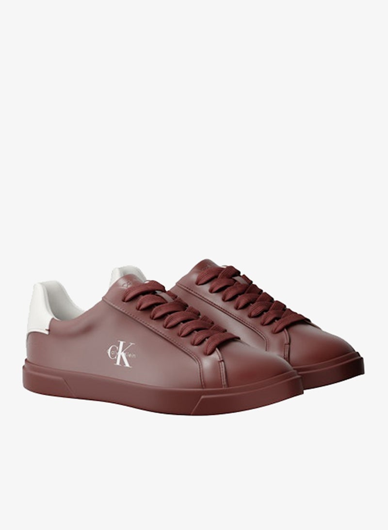 CALVIN KLEIN Low-Profile Cupsole Leather Trainers - Image 3