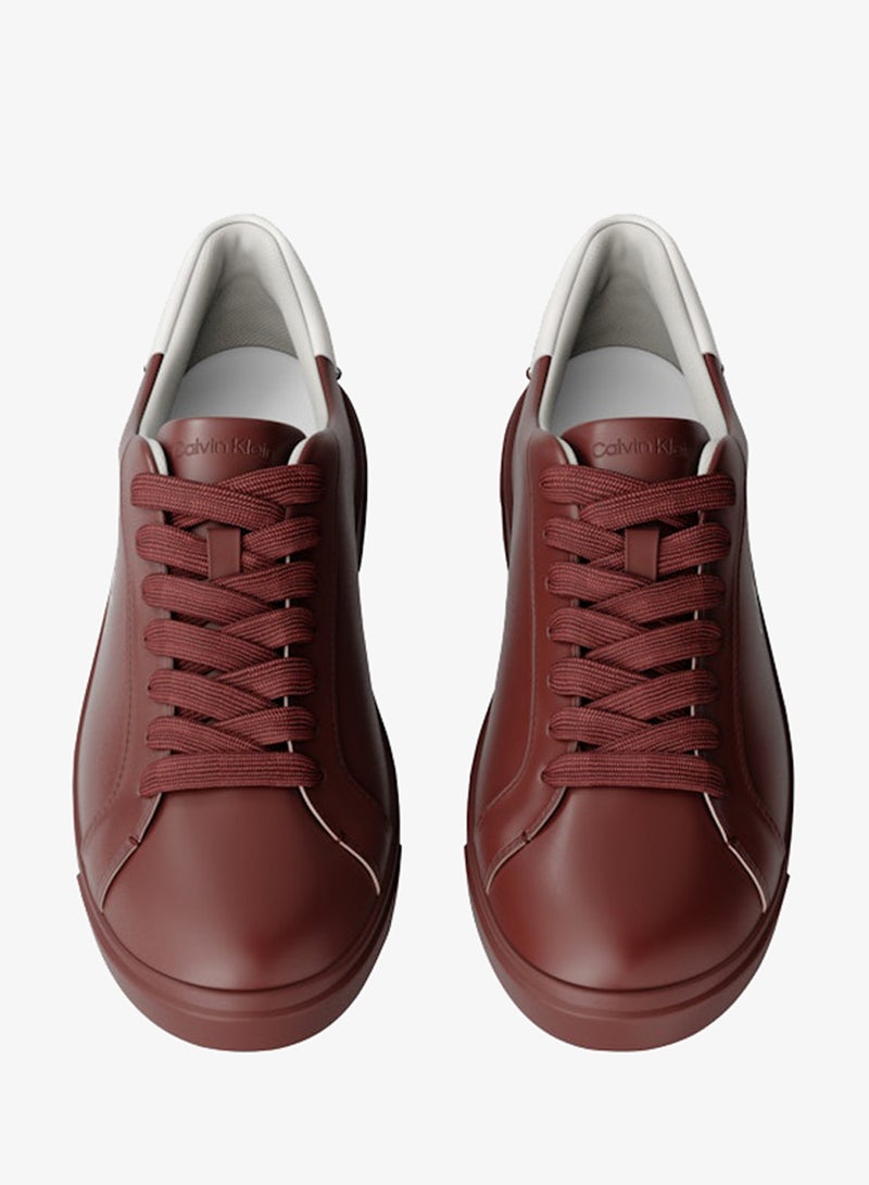 CALVIN KLEIN Low-Profile Cupsole Leather Trainers - Image 5