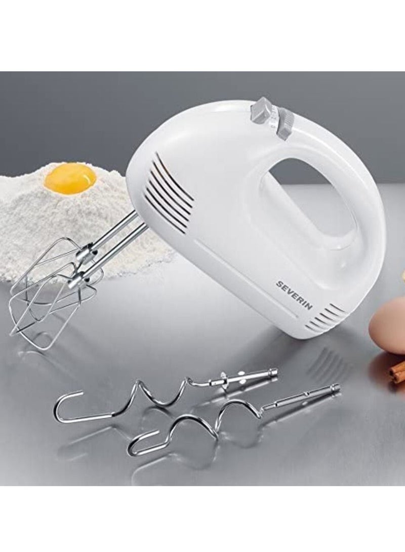 Severin 5-Speed hand mixer 200w hm 3827 white - Image 1