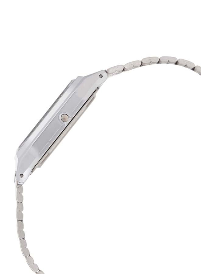 كاسيو ساعة يد فينتاج بعقارب ورقمية طراز AQ230A-7 - قياس 28 مم - لون فضي رجال - Image 4