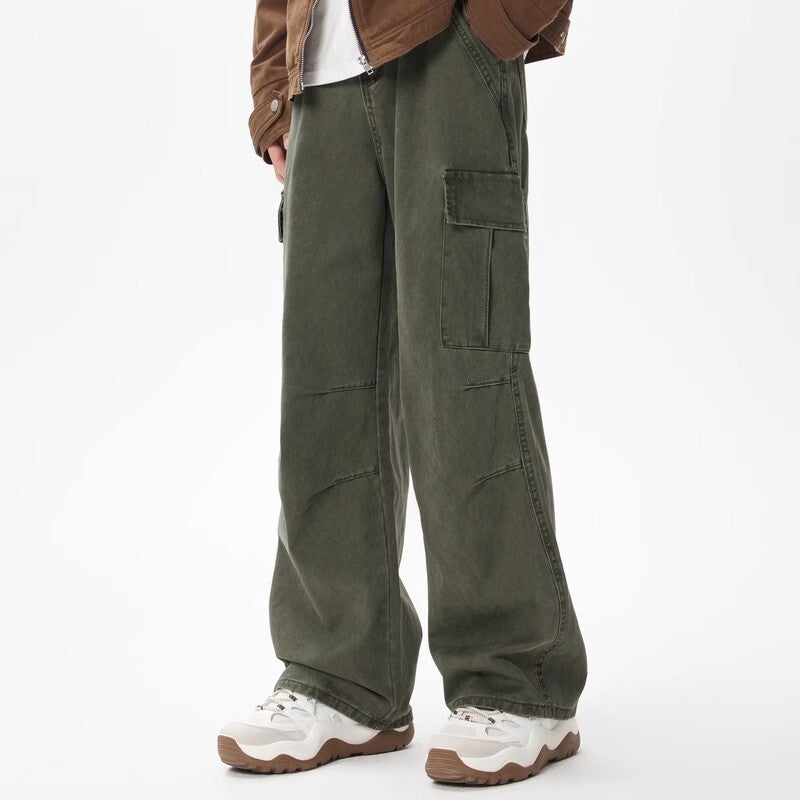 Unisex Classic Denim Jeans Loose Fit Daily Outdoor Wear - Image 2
