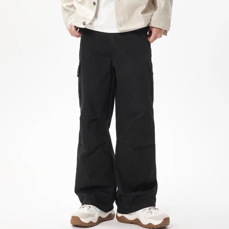 Unisex Classic Denim Jeans Loose Fit Daily Outdoor Wear - Image 3