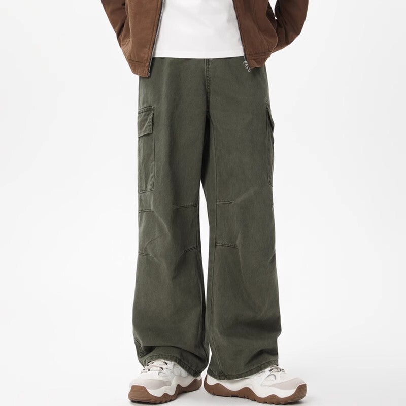 Unisex Classic Denim Jeans Loose Fit Daily Outdoor Wear - Image 1