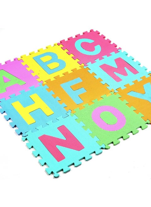 Kids Foam Puzzle Floor Play Mat, Alphabet Foam Puzzle Play Mat 10 Tiles Great for Kids to Learn and Play-Interlocking Puzzle Pieces | 30 * 30 * 1cm