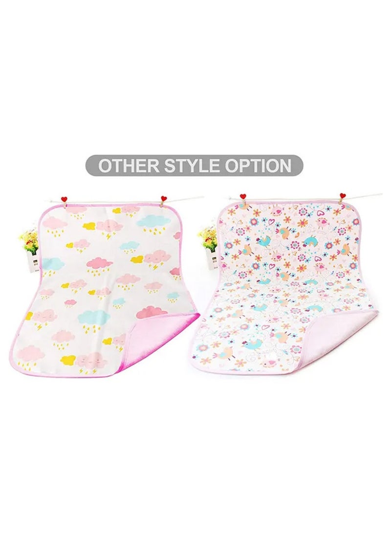 STAR BABiES Combo Reusable Changing Mat With Disposable Bibs 20Pcs  - Image 4